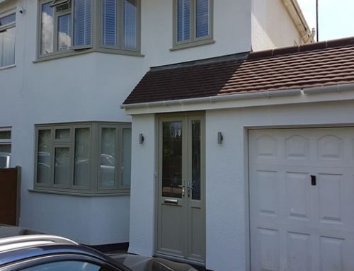 Flush Fit double glazed French grey windows and doors